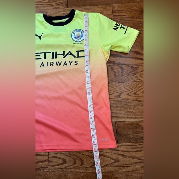 Puma Manchester City 19/20 3rd Shirt Soccer Jersey 125 Years EPL UCL Sz S - Picture 6 of 8
